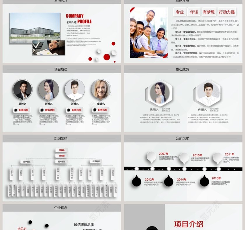 商务大气创业项目计划书商业计划书路演PPT模板第2张