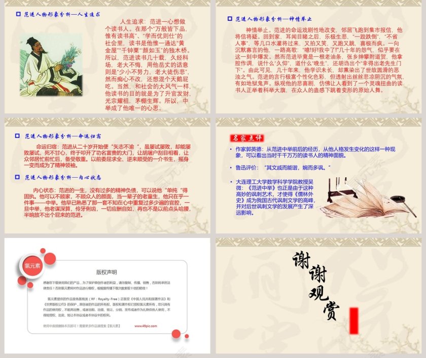 初中语文课件PPT《范进中举 》第5张