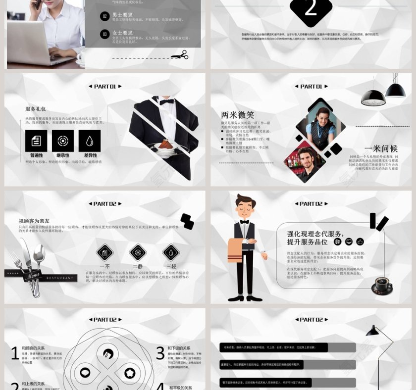 酒店礼仪培训商务礼仪PPT第3张