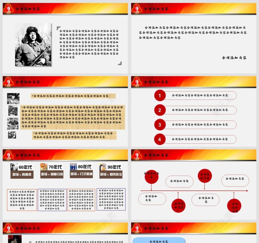学习雷锋好榜样党课PPT第2张