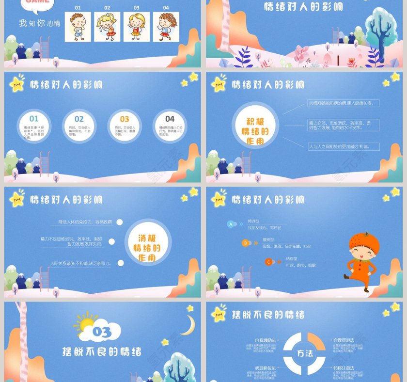 我的情绪我做主主题班会活动PPT小学生心理健康PPT第3张