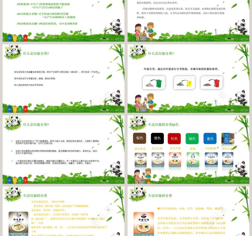 生态增城低碳行垃圾分类要先行垃圾分类环保ppt第3张