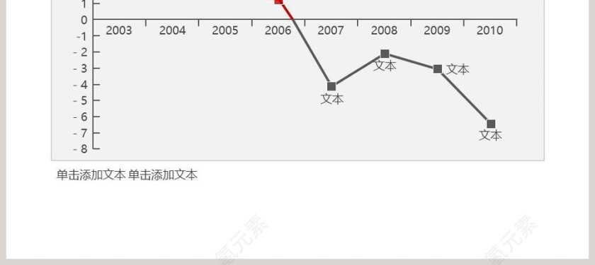 简约清晰带刻度坐标PPT折线图模板第2张