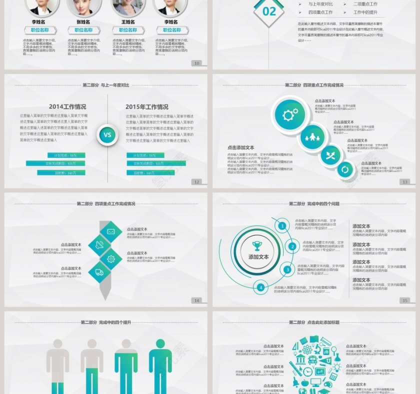 精品工作汇报年终总结PPT第3张