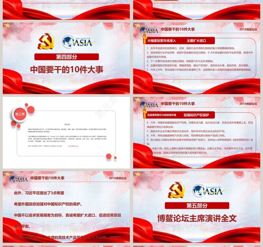 开放创新的亚洲繁荣发展的世界博鳌亚洲论坛年会PPT第4张