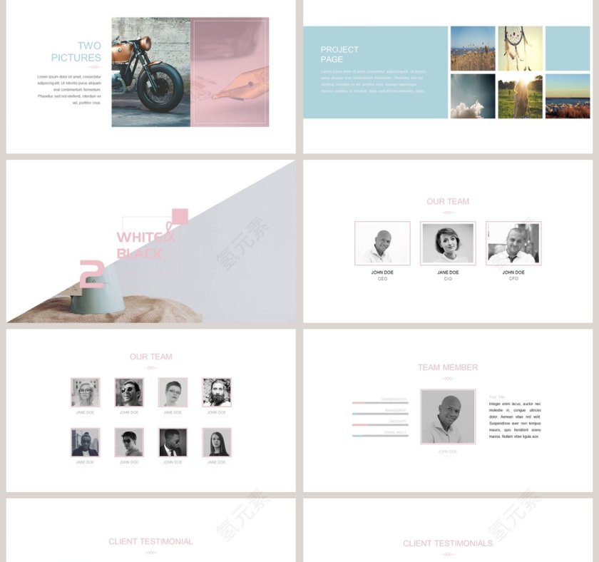 小清新风格新品发布耀你好看主题ppt模板第2张