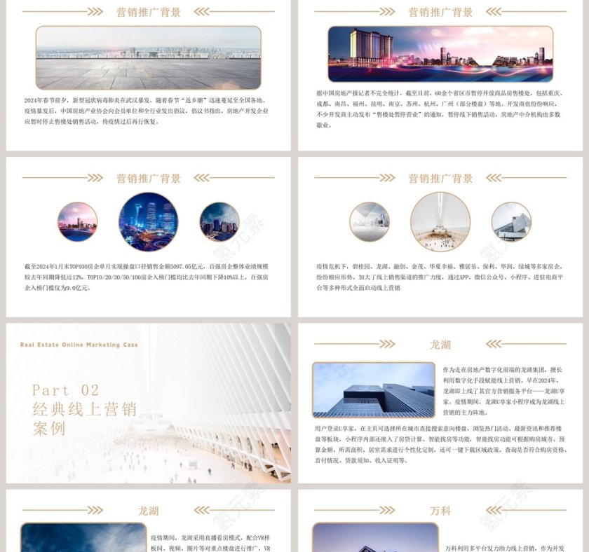 房地产线上营销案例PPT模板第2张