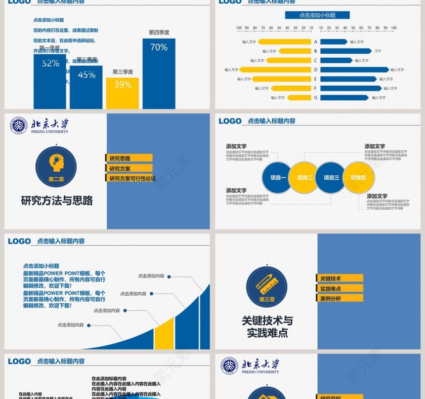 毕业论文答辩PPT模板第2张