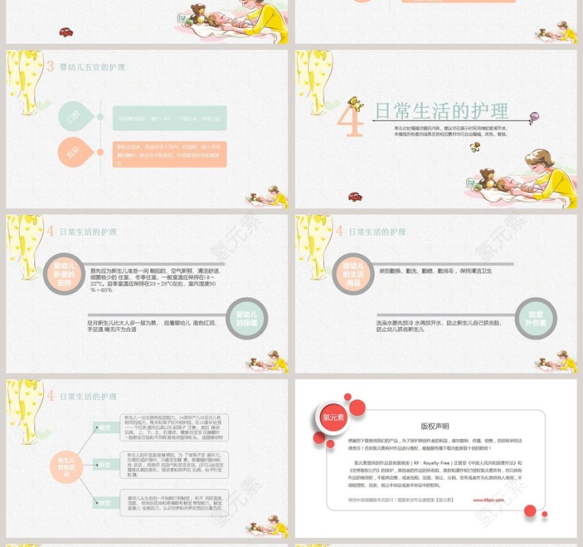 月嫂培训课新生儿的生长发育护理婴儿儿童护理动态PPT第4张