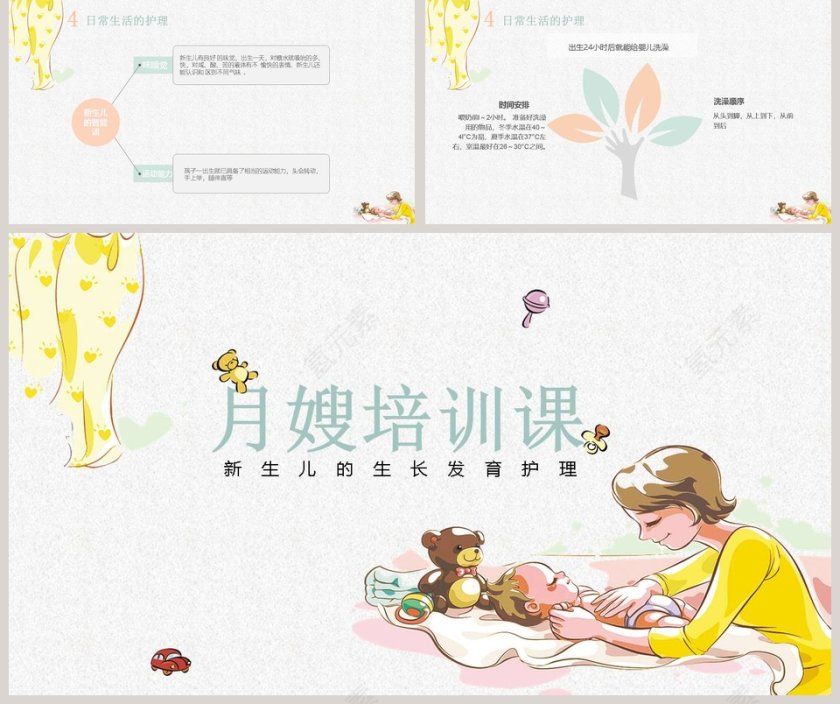月嫂培训课新生儿的生长发育护理婴儿儿童护理动态PPT第5张