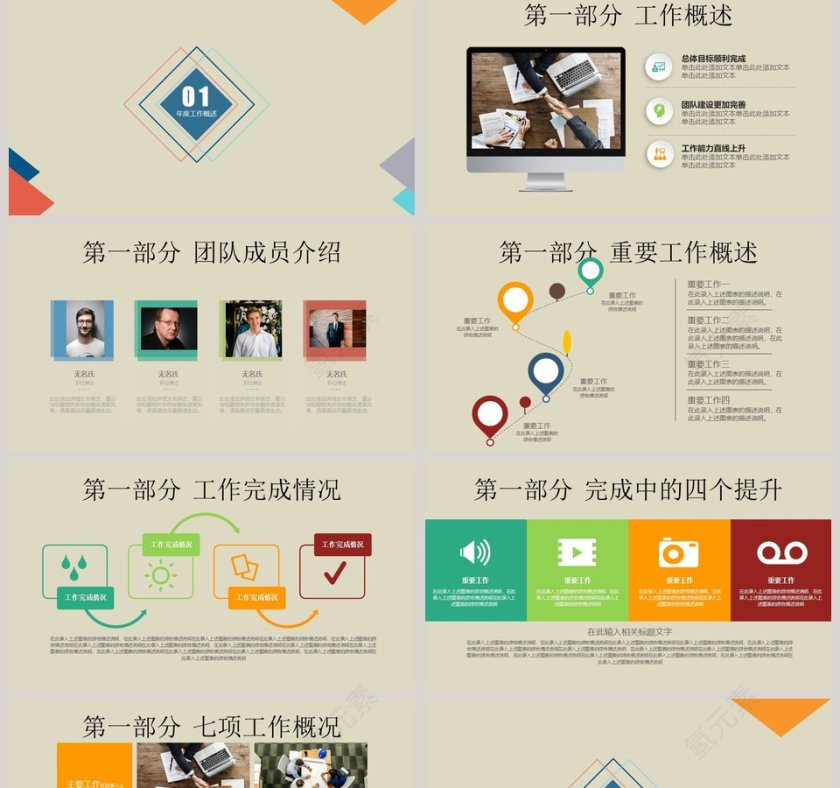 公司企业员工商务培训PPT模板第2张