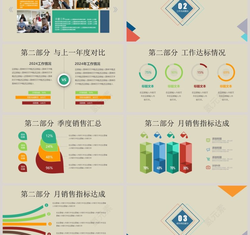 公司企业员工商务培训PPT模板第3张