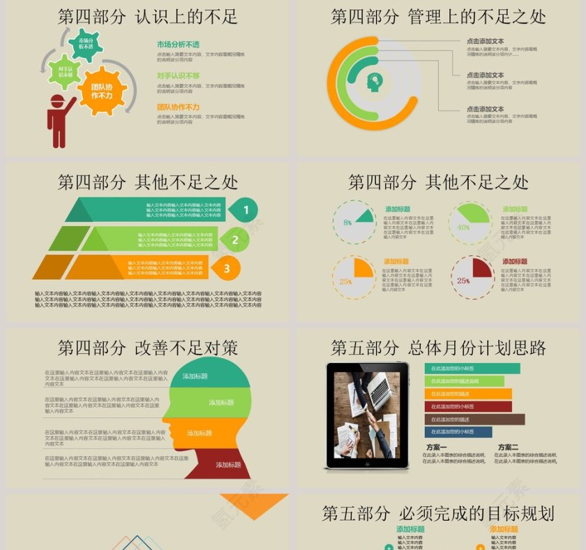 公司企业员工商务培训PPT模板第5张