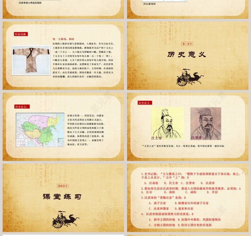 大统一的汉朝中国历史说课PPT课件第4张