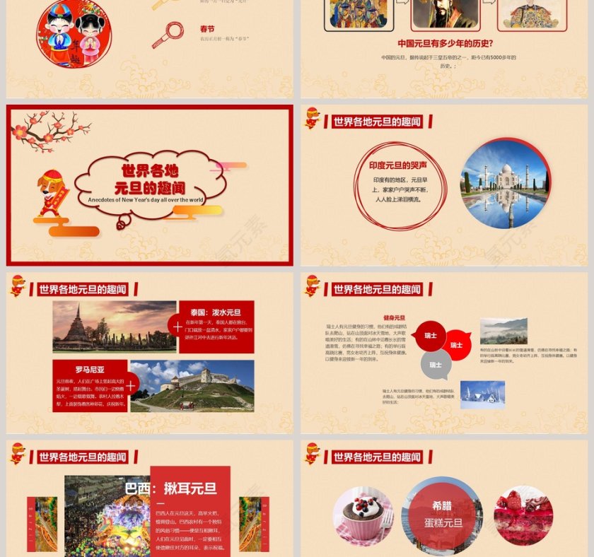 “庆元旦 迎新年” 主题班会PPT第3张