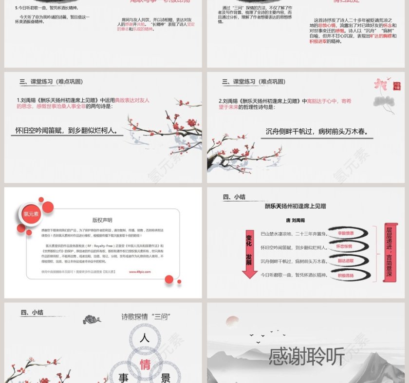 课文解析酬乐天扬州初逢席上见赠语文课件PPT第3张