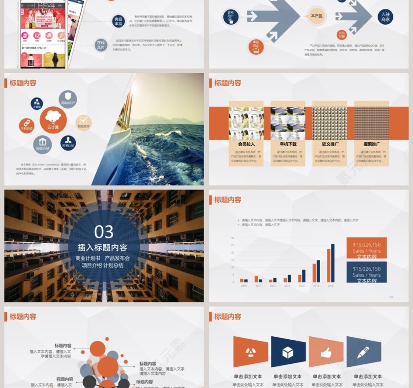 2018商务汇报演示商业计划书第3张