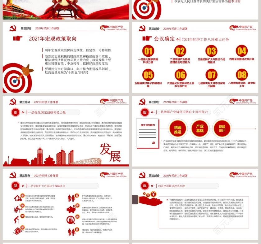 学习解读中央经济工作会议精神PPT模板第4张