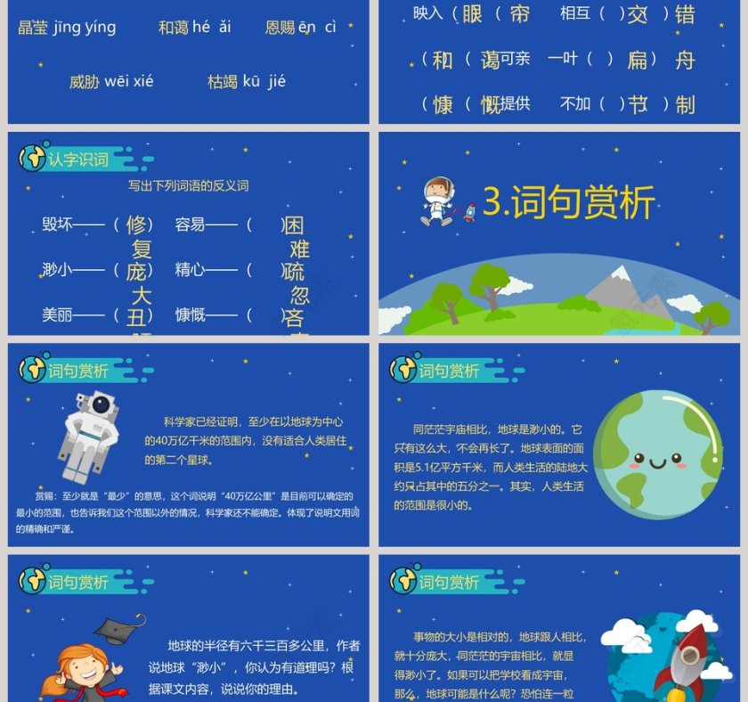 课文解析只有一个地球语文课件PPT第3张