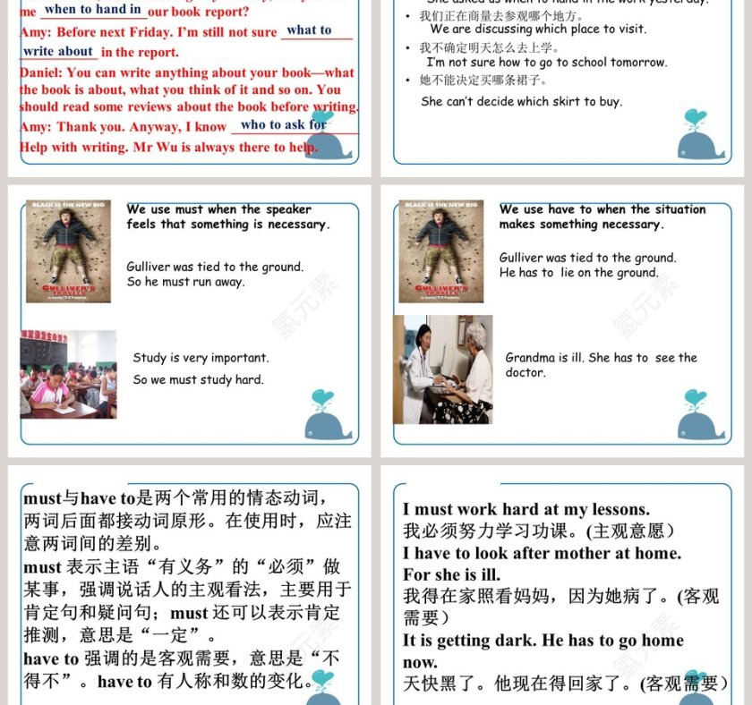 Unit 4 A good read Grammar 2 PPT模板 - 教育培训行业最佳选择第5张