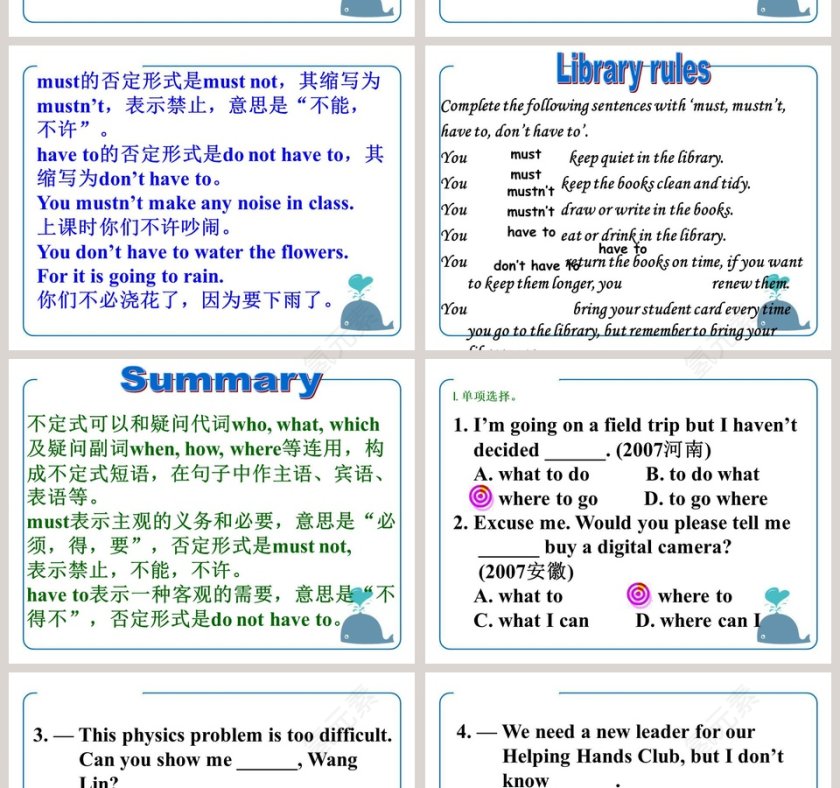 Unit 4 A good read Grammar 2 PPT模板 - 教育培训行业最佳选择第6张