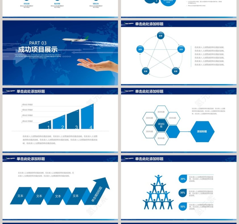 航空运输物流PPT第4张