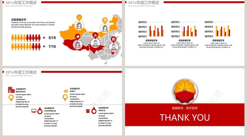 中国石油PPT模版第5张