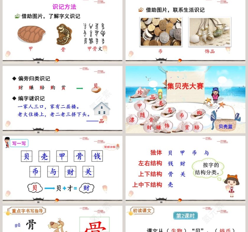 二年级语文下册贝的故事语文课件PPT第2张