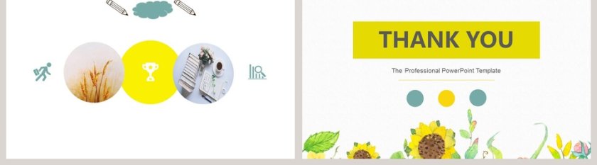 文艺简约PPT模板第5张