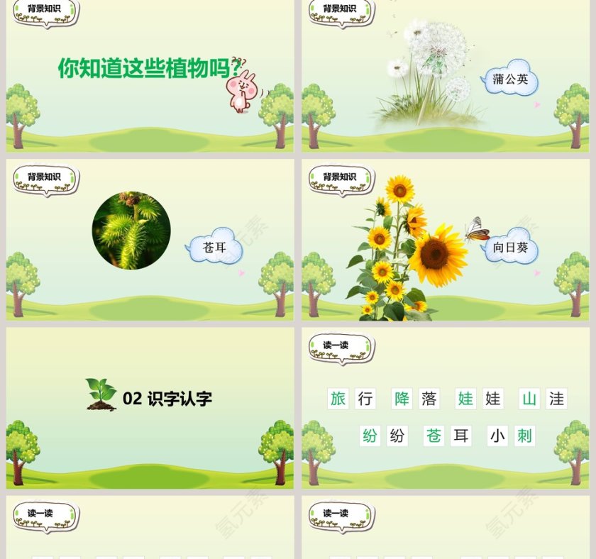 植物妈妈有办法ppt第2张