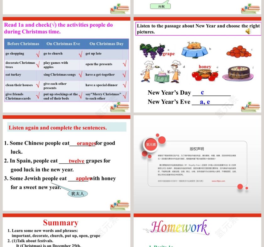 Unit8 Topic 3 Lets celebrate Section B PPT模板使用指南第4张