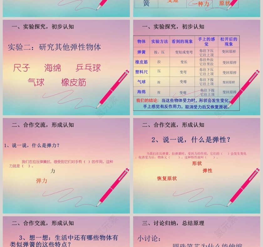 圆珠笔芯为什么能伸缩-鄂教版四年级下册科学教学ppt课件第2张