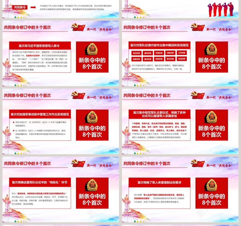 对党忠诚听党指挥向中国人民解放军新一代学习PPT模板第4张