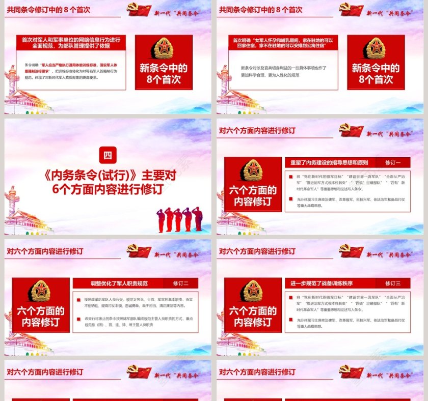 对党忠诚听党指挥向中国人民解放军新一代学习PPT模板第5张