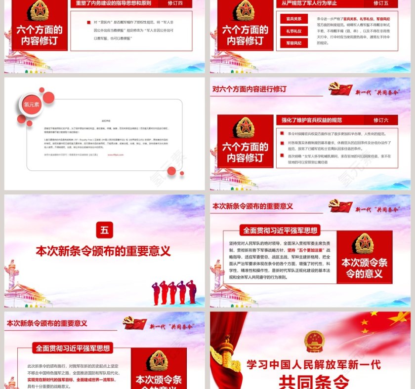 对党忠诚听党指挥向中国人民解放军新一代学习PPT模板第6张