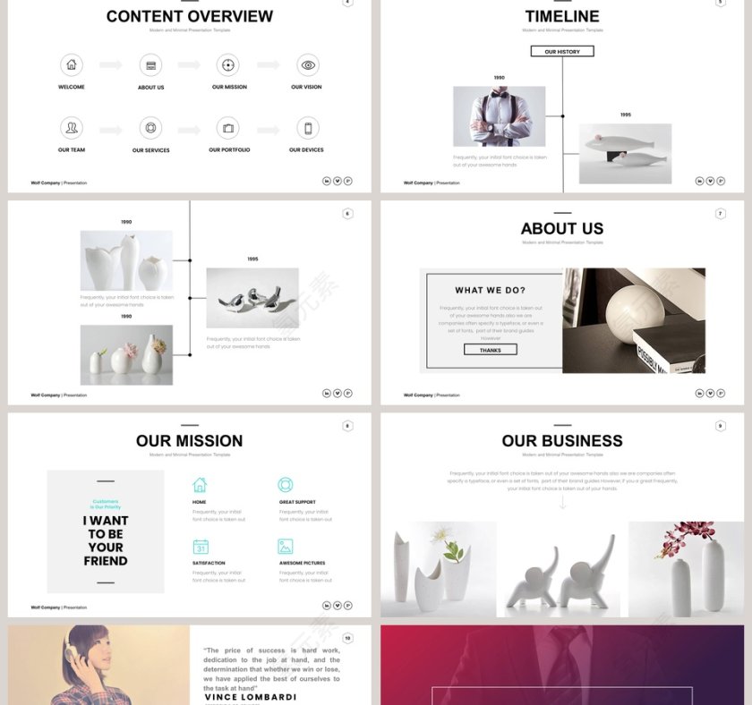 公司狼性文化宣传培训PPT模板第2张