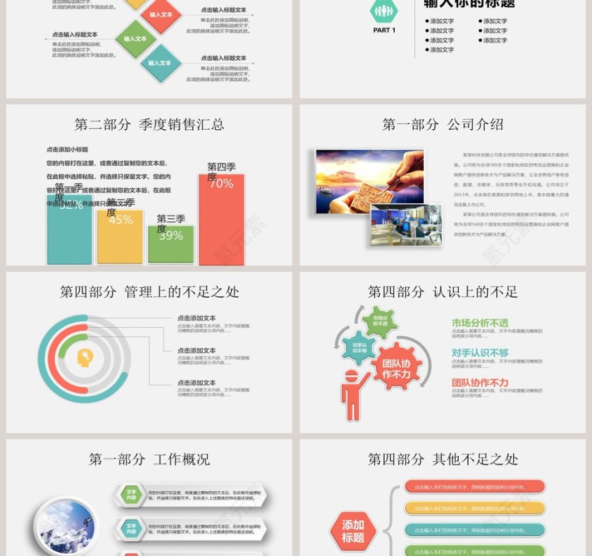年终工作总结PPT财务PPT第3张