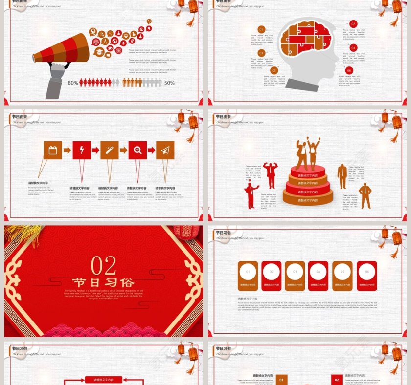 春节习俗小年PPT 第2张