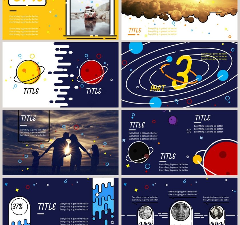 可爱MBE风格ppt第3张