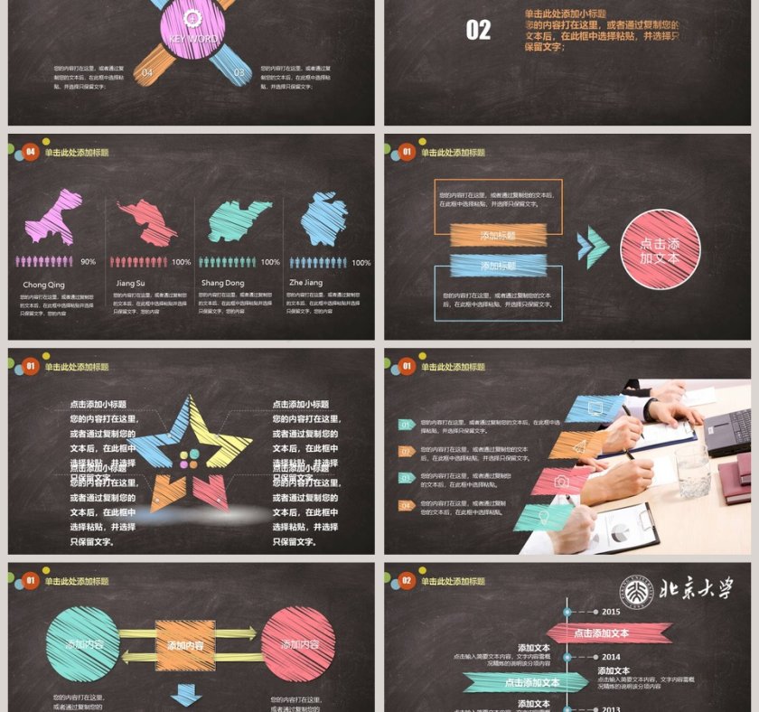 北京大学毕业论文答辩PPT第3张