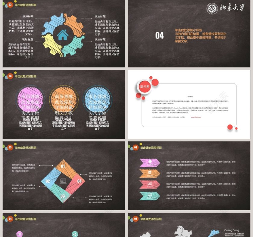 北京大学毕业论文答辩PPT第5张