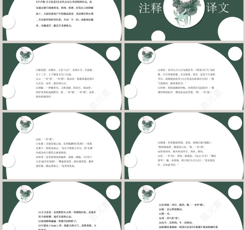 李清照词两首读书分享会语文说课ppt 第3张