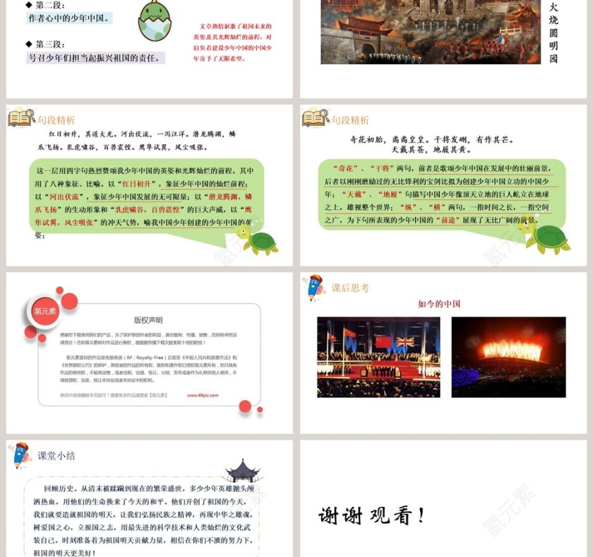 课文解析少年中国说语文课件PPT第3张