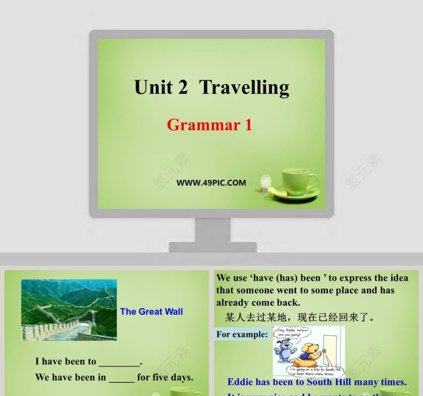 Grammar 1-Unit 2  Travelling教学ppt课件第1张
