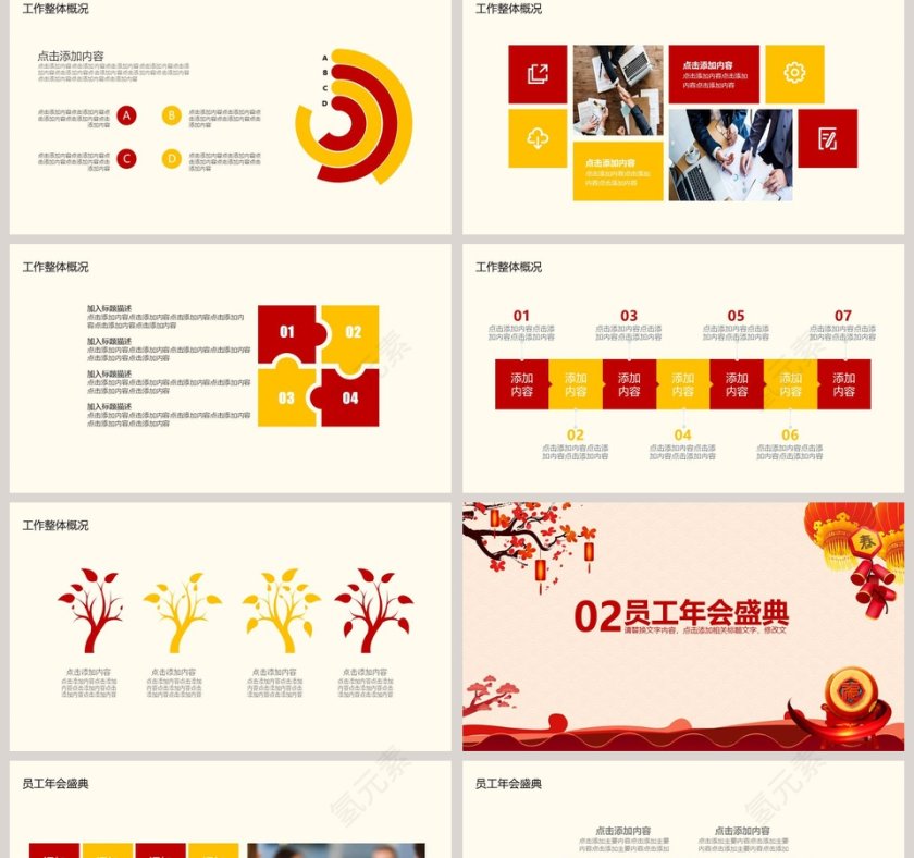 企业颁奖年会总结计划PPT第2张