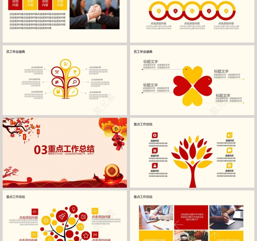 企业颁奖年会总结计划PPT第3张
