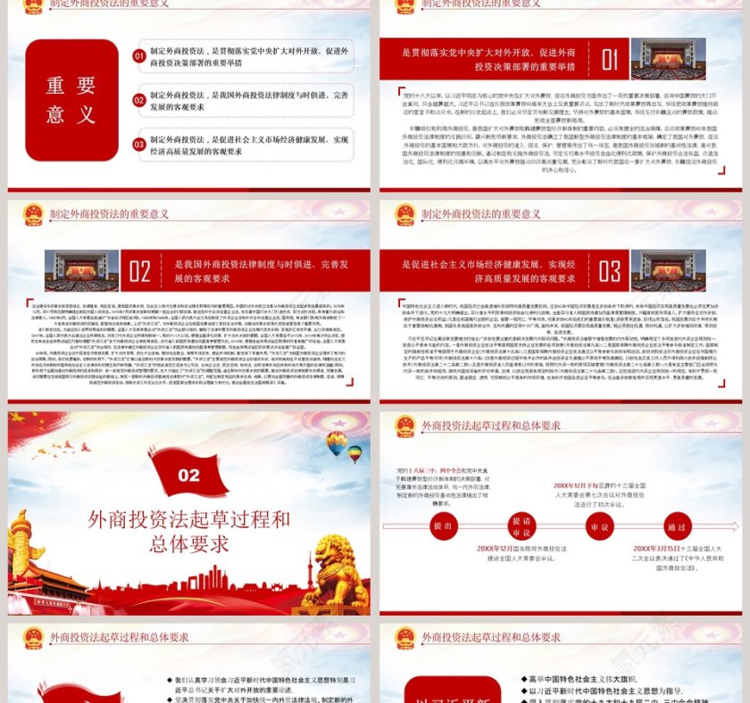 学习解读中华人民共和国外商投资法PPT模板第2张