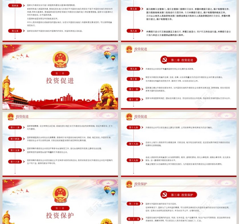 学习解读中华人民共和国外商投资法PPT模板第6张
