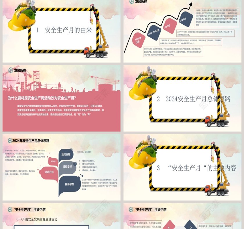 生命至上安全生产工作PPT模板第2张