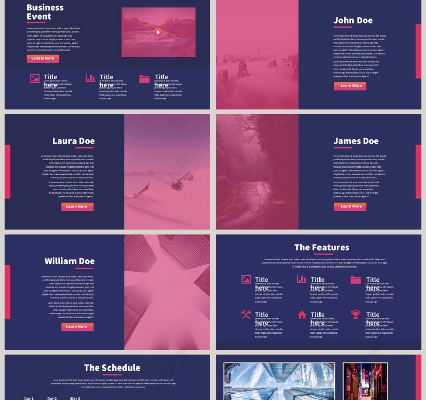 简约夜色美学术教育说课PPT模板第2张